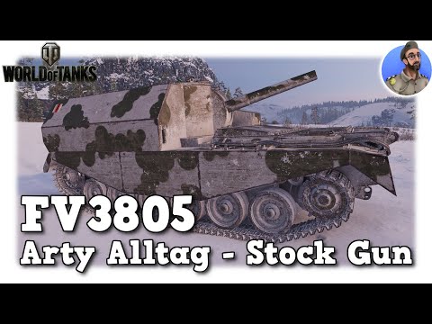 World of Tanks - FV3805 - Stock Gun - Arty Alltag auf Tier 9
