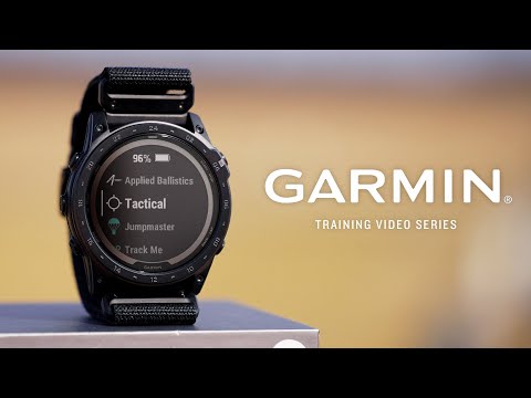 Išmanusis laikrodis Garmin Tactix 7 Standard Edition, GPS, Juodos spalvos video