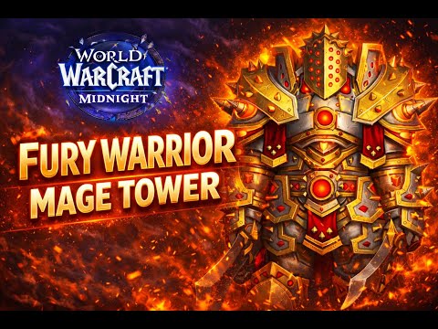 FURY Warrior Mage Tower Guide 2026 | World of Warcraft Midnight 12.0