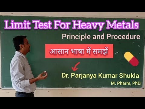 Limit Test For Heavy Metals. Principle in Easy Way