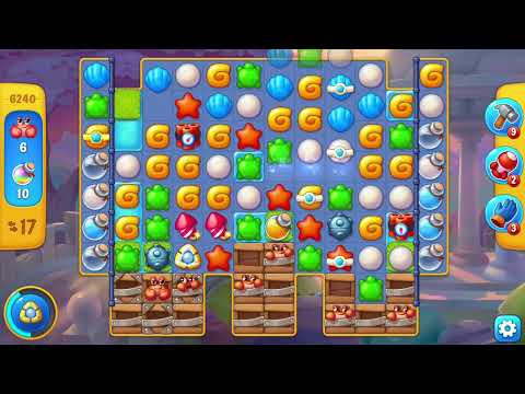 [FISHDOM Walkthrough] Level 6240 Hard (Qua màn - Fishdom)