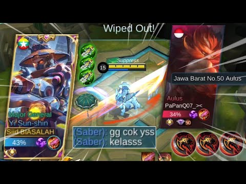 YI SUN SHIN ADDICT VS TOP GLOBAL AULUS | WHO WILL WIN?? | MOBILE LEGENDS GAMEPLAY
