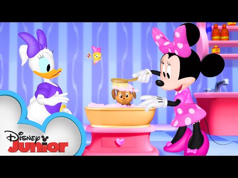 Wash Your Hands with Minnie, Doc, and Puppy Dog Pals ? | Music Video | Disney Junior