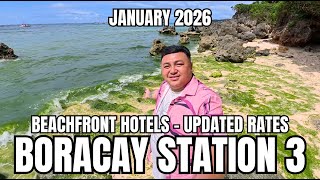 UPDATED BORACAY HOTEL RATES 2026 | Station 3 Beachfront Walking Tour + Agoda Prices