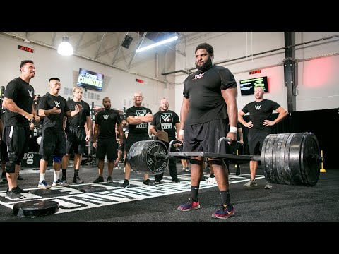 Omari Palmer’s record-breaking 800-pound deadlift: WWE PC Combine sneak peek