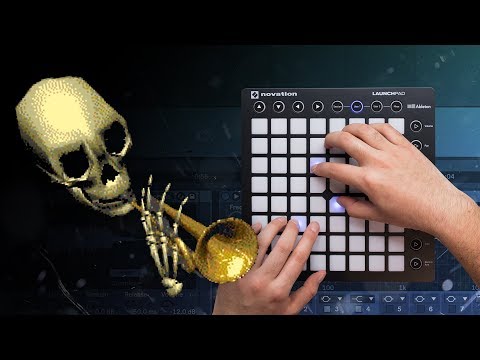 Making Music With Skull Trumpet