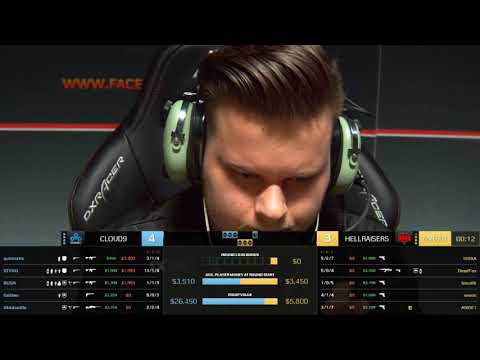 Cloud9 vs HellRaisers (Overpass) at FACEIT Major 2018