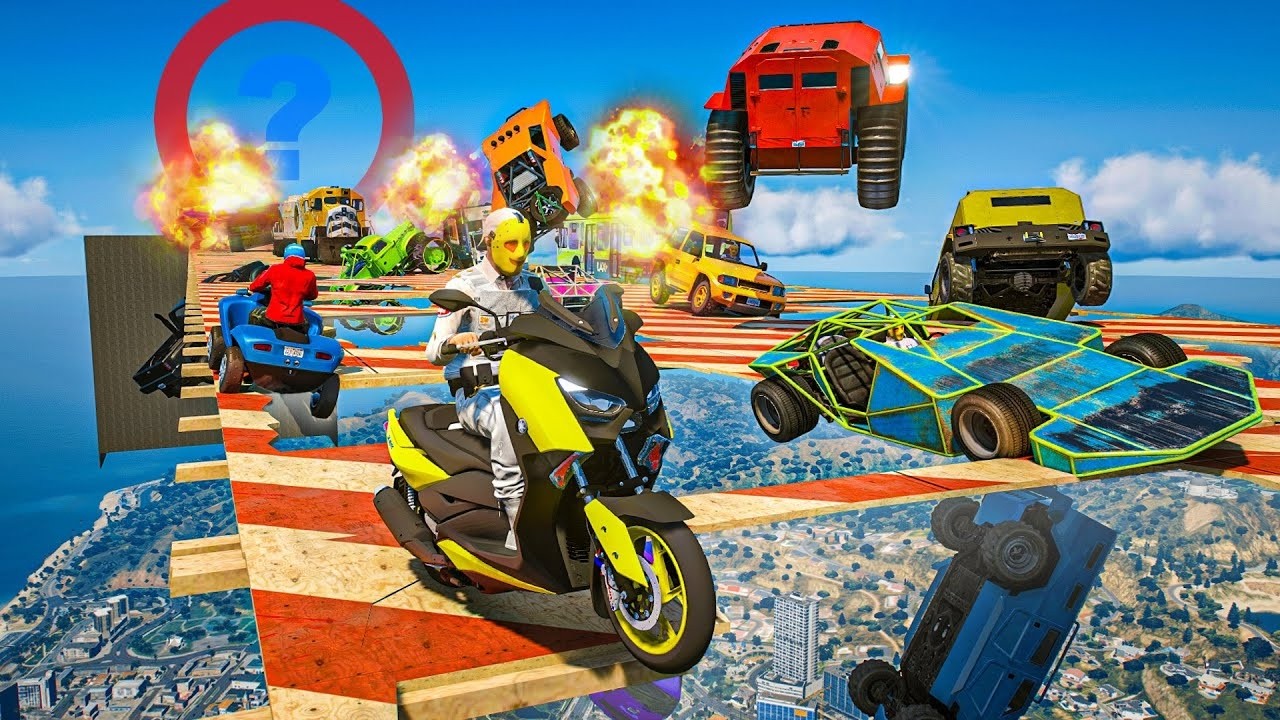 CARA A CARA CON COCHES ALEATORIOS Y EL ÚLTIMO EXPLOTA! ME CAIGO!! - GTA 5 ONLINE