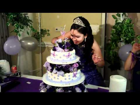 Adilene XV el pastel