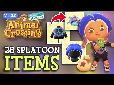 All SPLATOON Items Confirmed (so far) - ACNH 3.0 Update Details