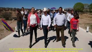 ENTREGA Y SUPERVISA OBRAS EN EL MUNICIPIO DE OCAMPO, EL GOBERNADOR JOSÉ ROSAS AISPURO TORRES