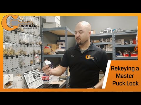 Rekeying A Master Lock Hidden Shackle Padlock