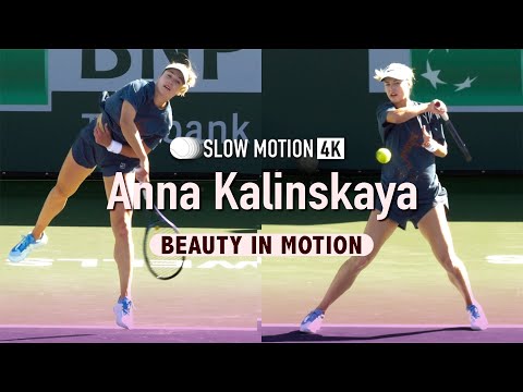 Anna Kalinskaya in Beautiful Slow Motion (4K)