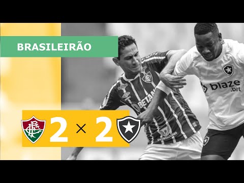 Fluminense 2 x 2 Botafogo - Gols - 23/10 - Campeonato Brasileiro 2022
