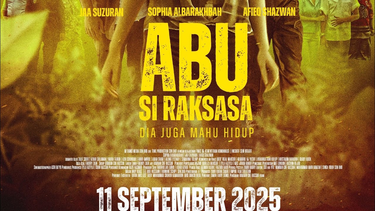 Official TEASER TRAILER Filem ABU Si RAKSASA 2025 #kementeriankomunikasi #finas