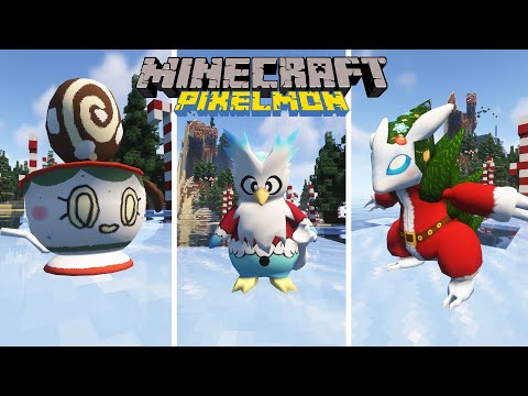 How to Get Christmas Pokemon in Pixelmon!