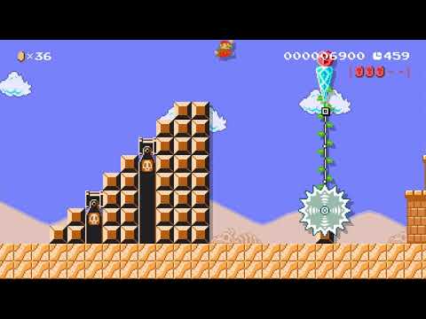 Desert mirage loop - Super Mario Maker 2 - Course World Gameplay
