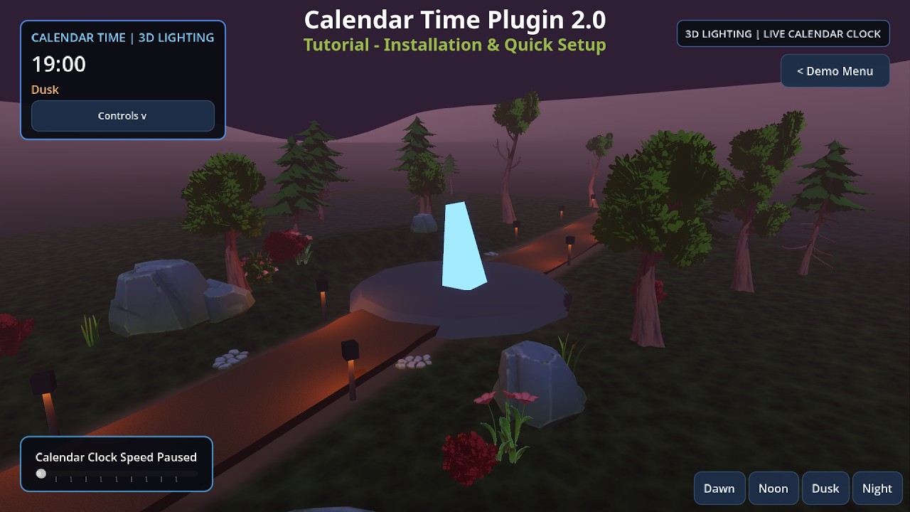 Godot Calendar Time Plugin 2.0 Tutorial – Installation & Quick Setup