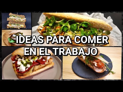 🌮 Recetas para LLEVAR al TRABAJO. 5 ideas FÁCILES de Llevar y de Comer.