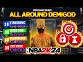 BEST ALL-AROUND BUILD in NBA 2K24 - 4-WAY DEMIGOD BUILD CAN DO EVERYTHING - BEST 2K24 BUILD