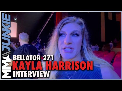 Kayla Harrison gives immediate reaction on Cris Cyborg's KO win | Bellator 271