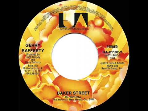 1978 HITS ARCHIVE: Baker Street - Gerry Rafferty (a #1 record--stereo 45 single version)