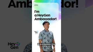 HeyGenアンバサダーに選ばれました 🎉(2000 applicants → 130 selected) #shorts #heygen #aivideo #ai動画