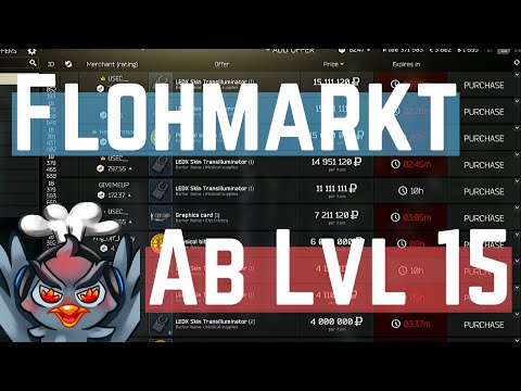 Flohmarkt erst ab Level 15! - ESCAPE FROM TARKOV