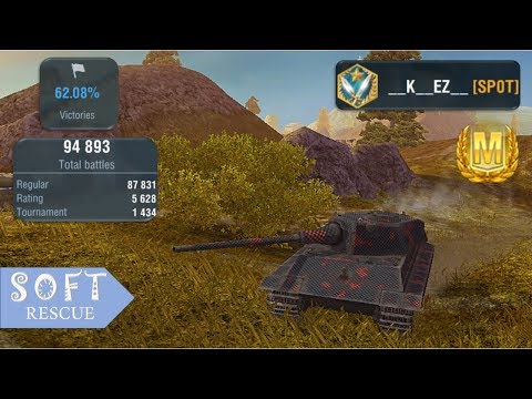E 50 M: 6400 Damage , 4 Frags - WOT BLITZ -