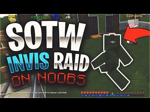 we INVIS RAIDED this NOOB faction on SOTW *INSANE* | Minecraft HCF