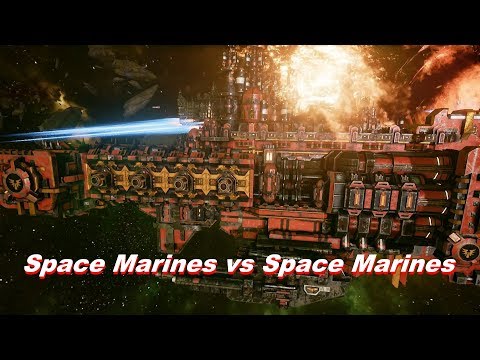 Space Marines vs Space Marines! Rank 126, Heroic Difficulty, 1500 Points - Battlefleet Gothic Armada