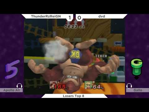 Blacklisted 5 Losers Top 8 - ThundeRzReiGN (Donkey Kong) vs. dvd (Toon Link)