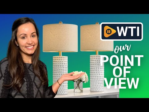 PORTRES Ceramic Table Lamp Set - WTI product video review