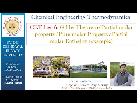 CET Lec 6: Gibbs-Theorem/Partielle Molareigenschaft/Reine Molareigenschaft/Partielle Molare Entha...