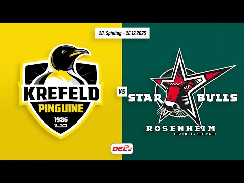 28. Spieltag DEL2 | Krefeld Pinguine vs. Starbulls Rosenheim | Game Highlights