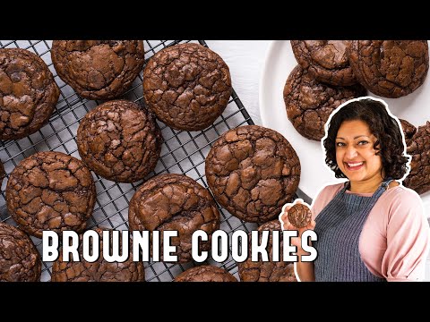 Brownie Cookies (Brookies) // A Delicious + Chewy Chocolate Chip Recipe