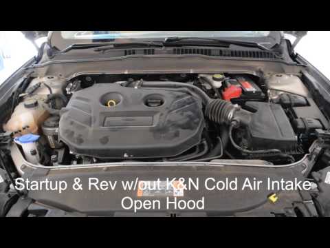 2015 Ford Fusion K&N Cold Air Intake Outside
