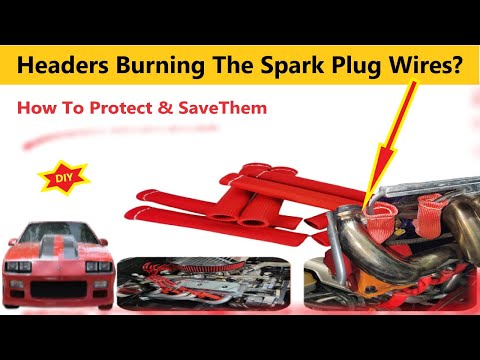 Install Spark Plug Wire Boots Heat Shield Protector Sleeves!