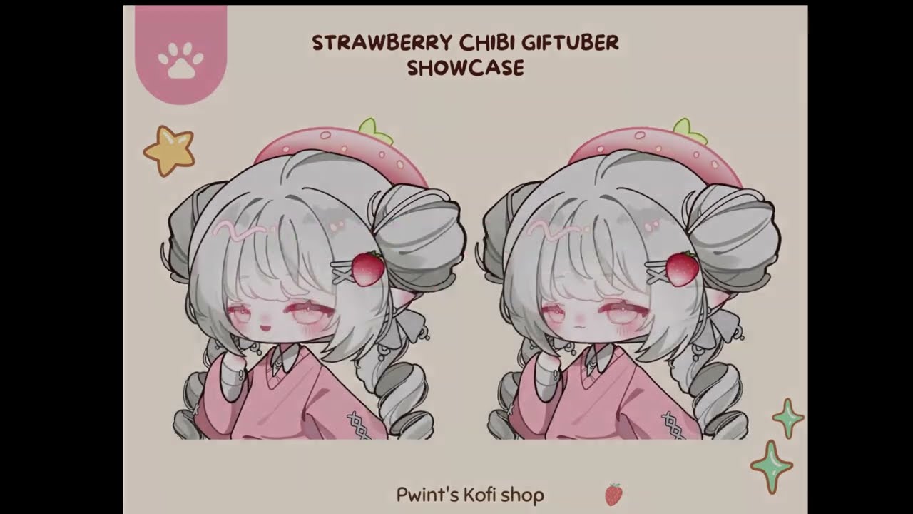 GIFTuber: Strawberry Chibi Showcase🍓