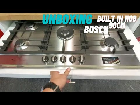 Unboxing Bosch Built in Hob Serie | 6 gas hob90 cm Stainless steel PCR9A5B90M