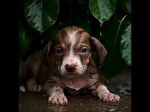 The poor puppy didn't have tree so, his rich friends making fun of him #animals #paw #dog #poor