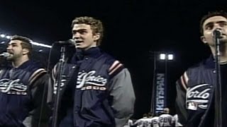 2000 WS Gm3: &#39;N Sync performs national anthem