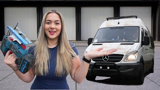 Can We Turn This Rusty Old Sprinter Van Into A Luxury Camper?!