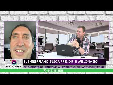 #ElExplorador - El Dr. Carlos Trillo candidato a presidente de River