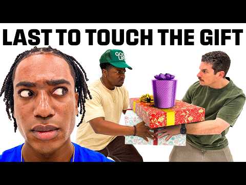 Last To Touch The Gift, Wins it.