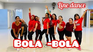 Download lagu BOLA BOLA by TOTON CARIBO ll Ade nona produk Manado ll line Dance ll Angelia Lanasa Choreo mp3
