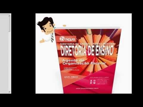 Apostila Diretoria de Ensino - SP 2015 - Agente Organização Escolar