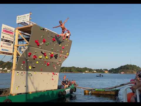 2021 Syden DWS in Grimstad of Norway - klatring climbing deep water soloing - dødsing