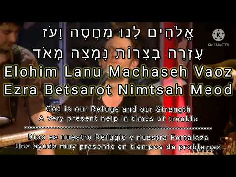 Elohim Lanu Machaseh Vaoz (God is Our Refuge and Strength / Dios es nuestro Refugio y Fuerza)