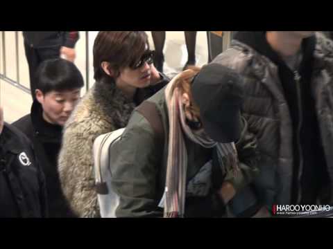[Fancam] 120106 Yunho - Gimpo Airport [ to Japan] [HAROO]